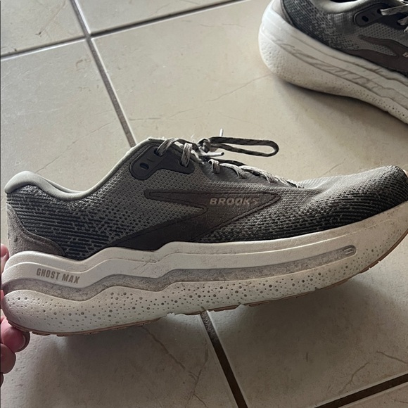 Brooks Other - Brooks Ghost Max Men's Running Shoes in Gray and White
